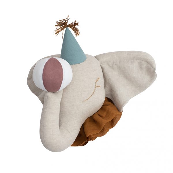 Love Me Decoration - Elephant circus with a turquoise cap