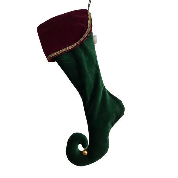 Santa's sock green - Loveme Decoration