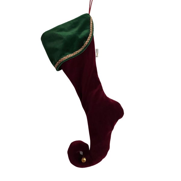 Santa's sock claret - Loveme Decoration