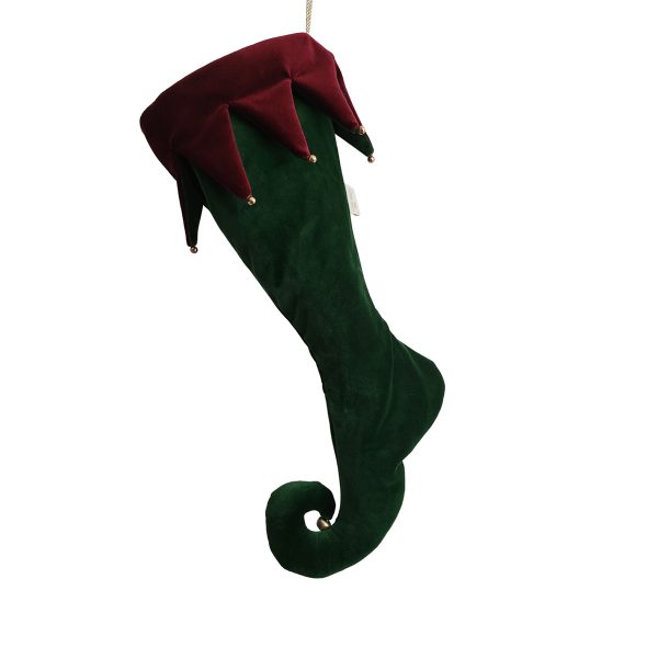 Elf sock green - Loveme Decoration