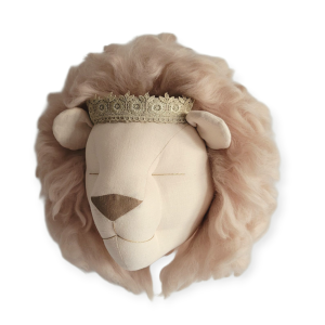 Lion light beige with a powder beige mane