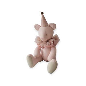 Handmade decorative light pink teddy bear Molly
